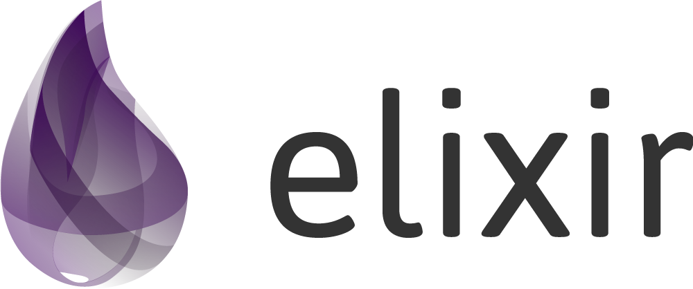 The Elixir programming language logo