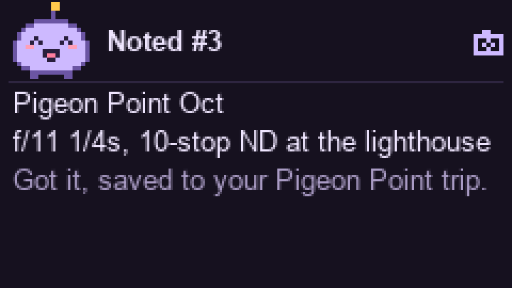 Note saved