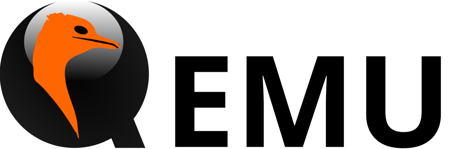 QEMU. Run single-handedly through version 0.7.1, it became the device model beneath KVM and Xen. Logo by Benoît Canet.