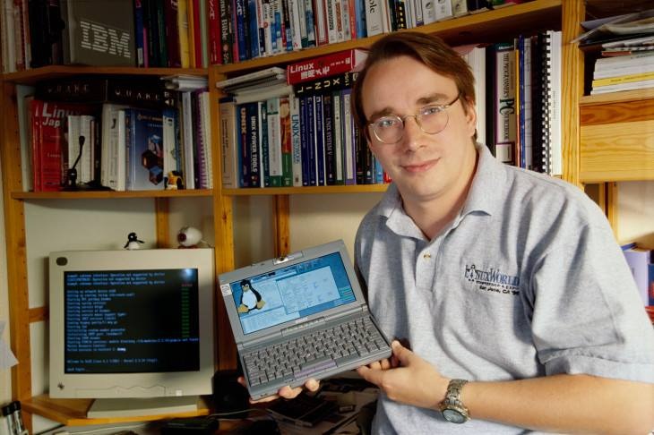Linux Torvalds during early days of Linux