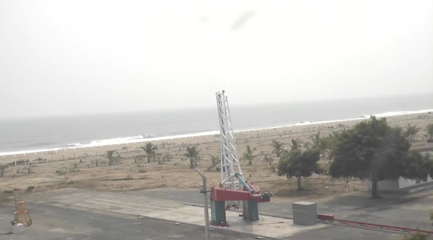 Skyroot Vikram-S rocket launching from Sriharikota