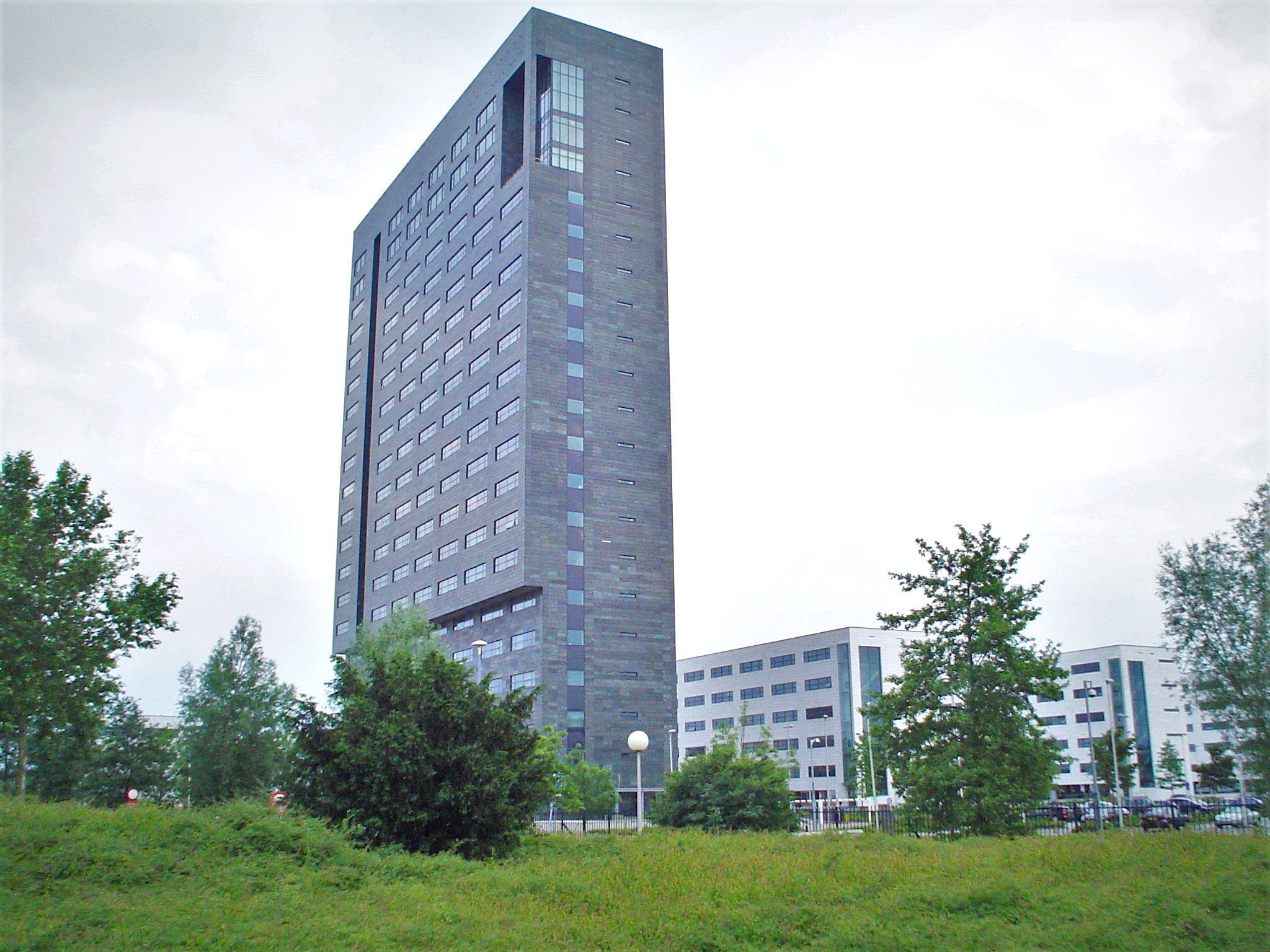 ASML headquarters in the Netherlands. The Dutch company's lithography machines are the true chokepoint — and the reason designing a sanction-proof chip is only half the battle.